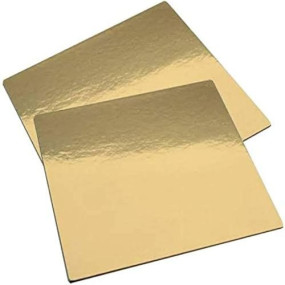 10 Inch Gold Square Cake Board