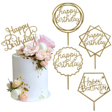 Acrylic Cake Toppers