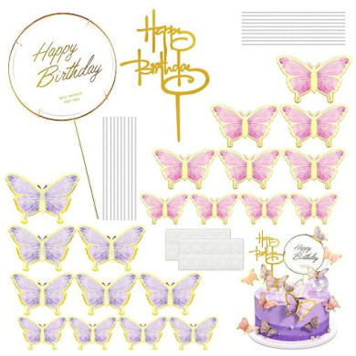 Butterflies Cake Toppers
