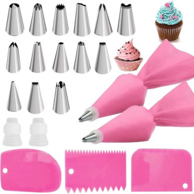 Cake Nozzles and Piping Bags
